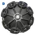 marine rubber yokohama fender price with/without tyre and chain net made in China